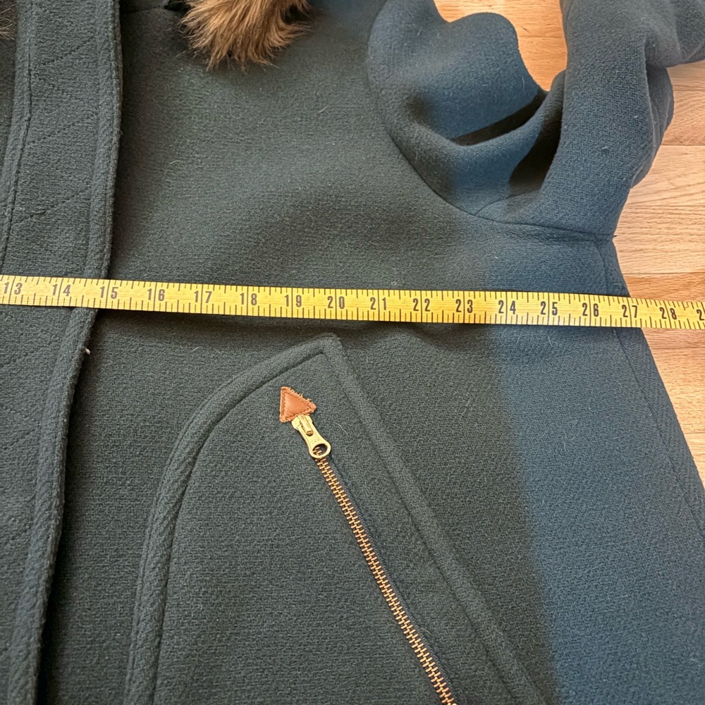 Chateau parka in Italian stadium-cloth wool (J Crew) Sz 22 - Picture 7 of 7